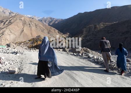 Panjshir Situation nach Ermächtigung Taliban und brechen den Widerstand Soldat. Ahmad Masoud will ihren Vaterweg fortsetzen, aber`s ist nicht erfolgreich. Stockfoto